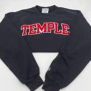 Embroidered Champion Temple Crewneck